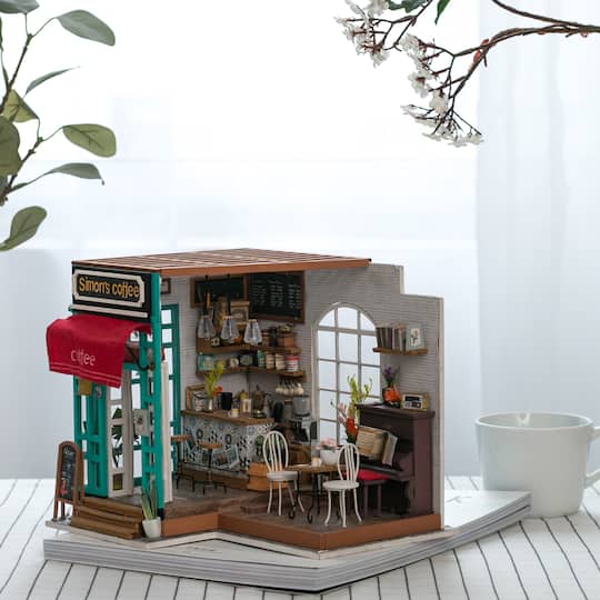 Rolife® Simon's Coffee Shop DIY Miniature House Kit